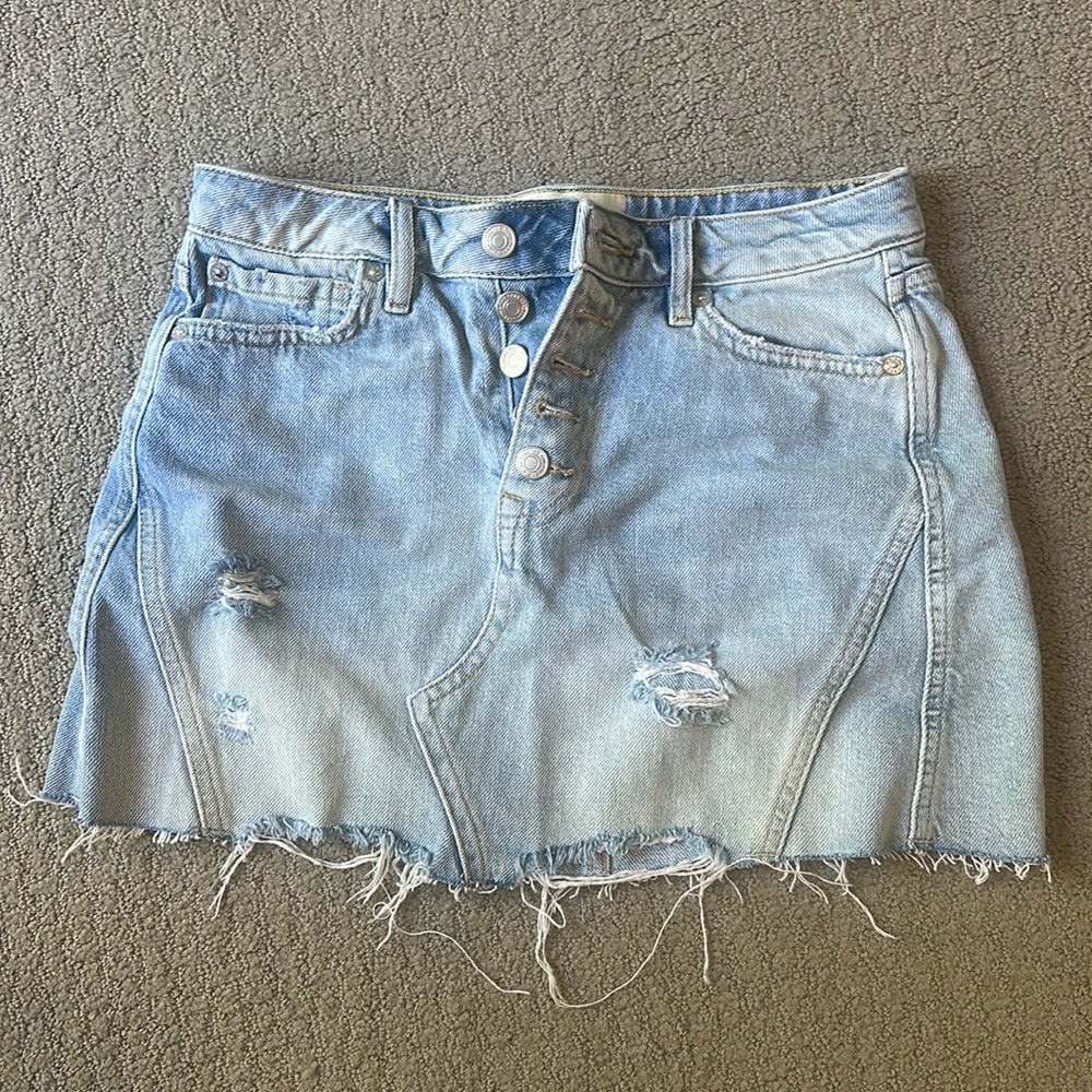 Free People Denim Skirt